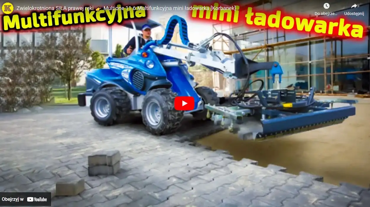 multione multifunkcyjna mini ładowarka